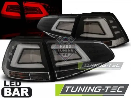 Задние фонари VW GOLF 7 (2012-2017) LED BAR TAIL LIGHTS fits черные
