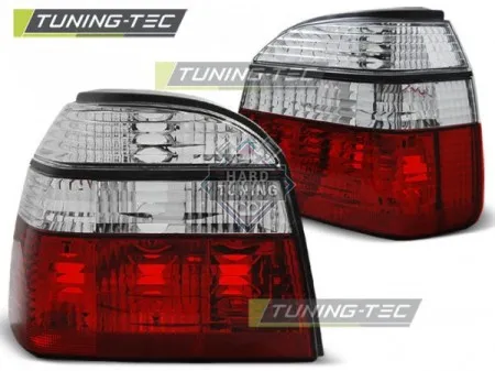 Задние фонари Volkswagen Golf 3 (1991-1997) TAIL LIGHTS RED WHITE красно-белые