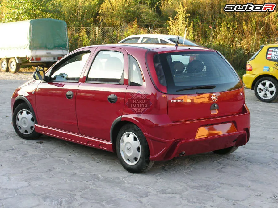 Накладки на пороги Auto R Opel Corsa C