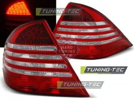 Задние фонари Mercedes W220 S-Class (1998-2005) LED красно-белые