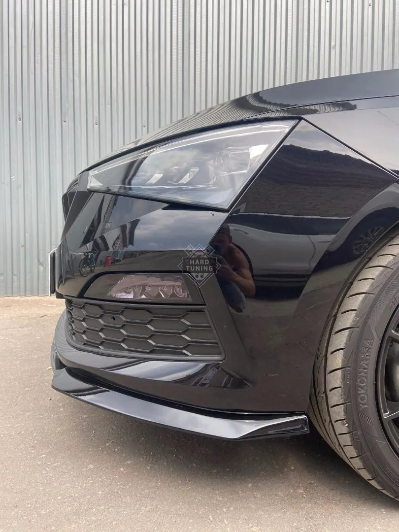 Сплиттер переднего бампера SKODA RAPID 2 (2020+)