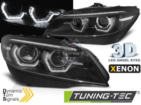Передние фары BMW Z4 E89 (2009-2013) XENON HEADLIGHTS LED DRL AFS SEQ fits черные