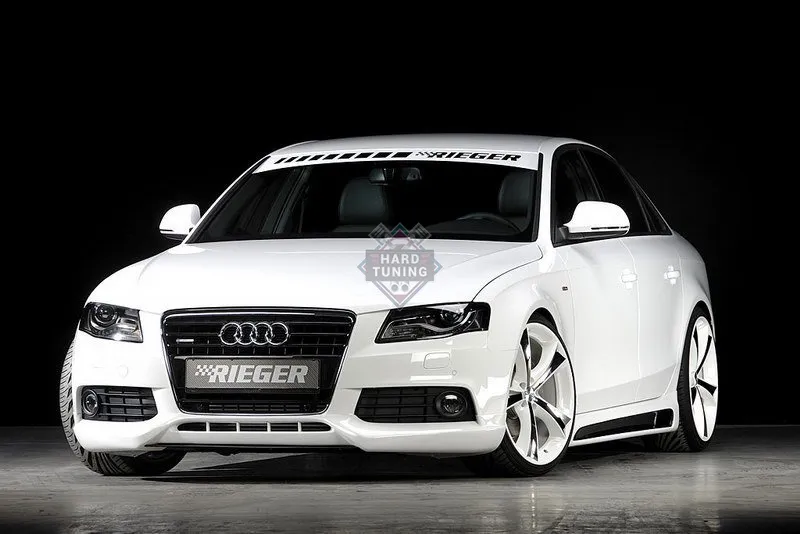 Накладка на передний бампер RIEGER Audi A4 B8