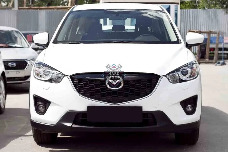 Накладки на фары узкие Mazda CX-5 2011-2015