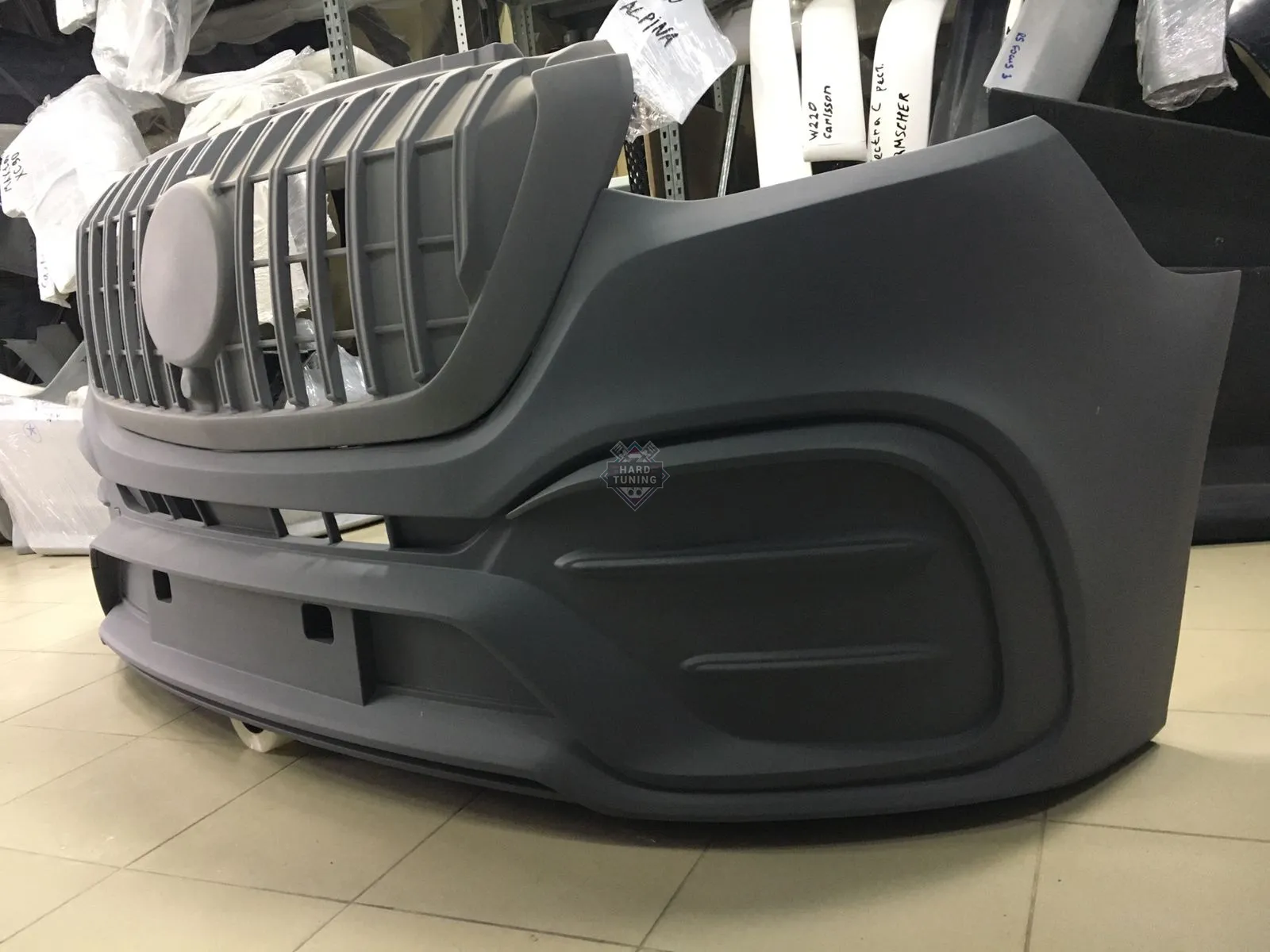 Передний бампер AMG HT Mercedes Sprinter W907 2018+ АБС ПЛАСТИК