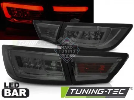 Задние фонари Renault Clio 4 (2013-2016) Hatchback LED BAR тонированные