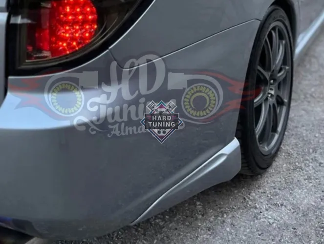 Клыки на задний бампер Subaru Legacy/Outback BL/BP