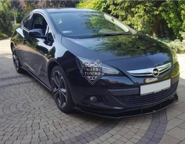 Сплиттер переднего бампера Maxton Opel Astra J