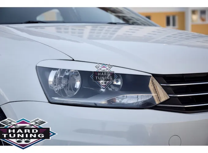 РЕСНИЦЫ ПЕРЕДНИЕ VOLKSWAGEN POLO 5 2014-2020 АБС ПЛАСТИК