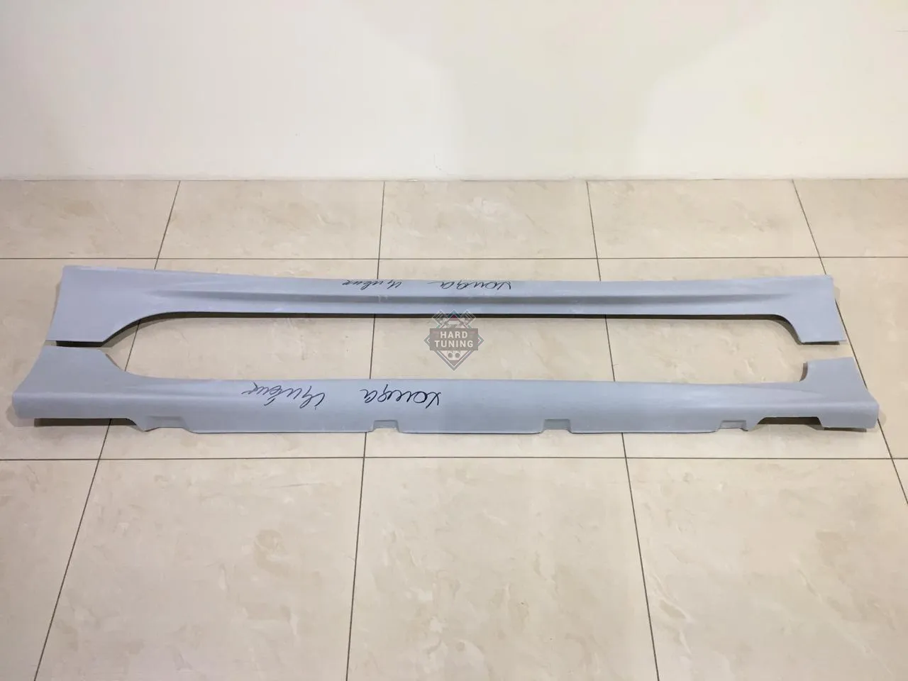 Накладки на пороги MUGEN Honda Civic 8 4D стеклопластик