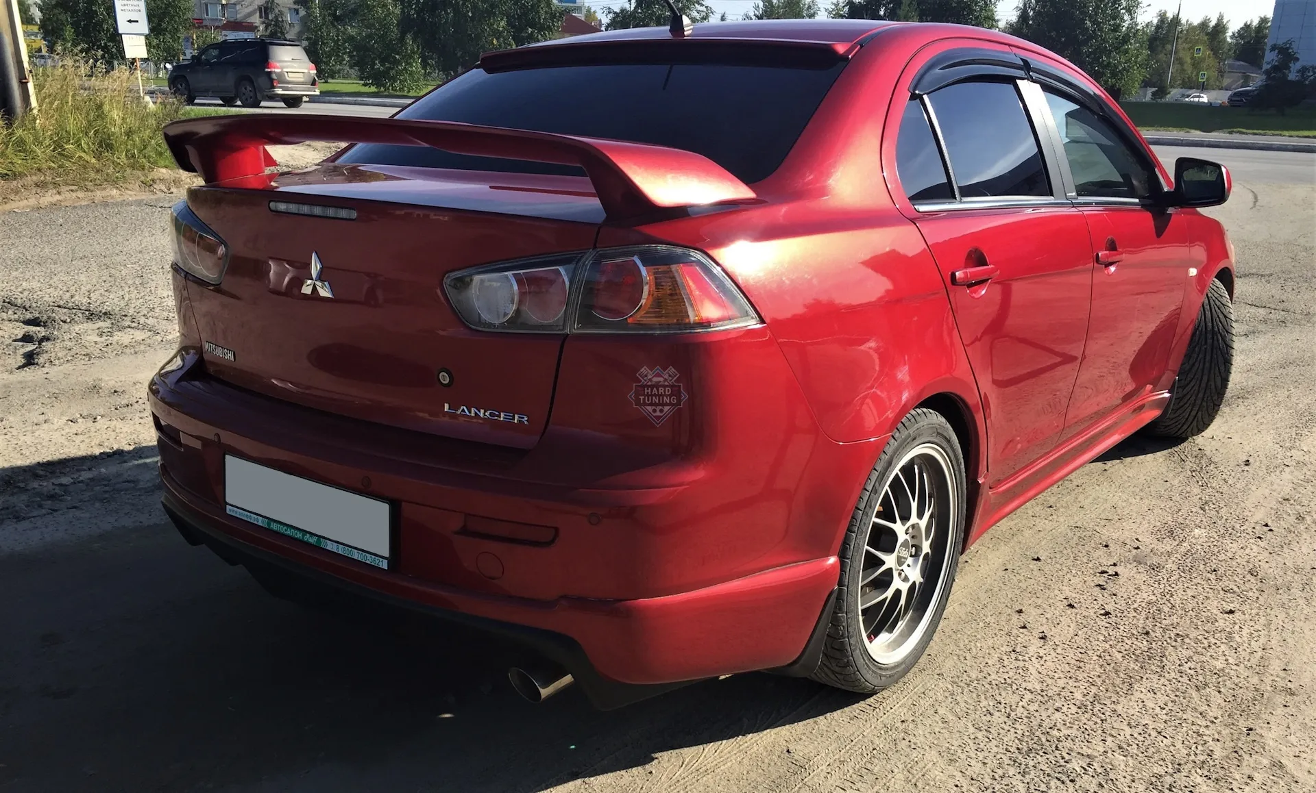 Накладка на задний бампер ACCOLADE Mitsubishi Lancer 10 (2007-2011)