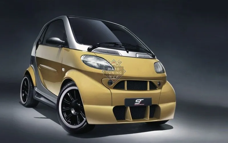 Накладки на пороги Auto R Smart Fortwo (C450)