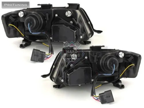 Передние фары AUDI A6 1997-2001 HEADLIGHTS DAYLIGHT fits черные