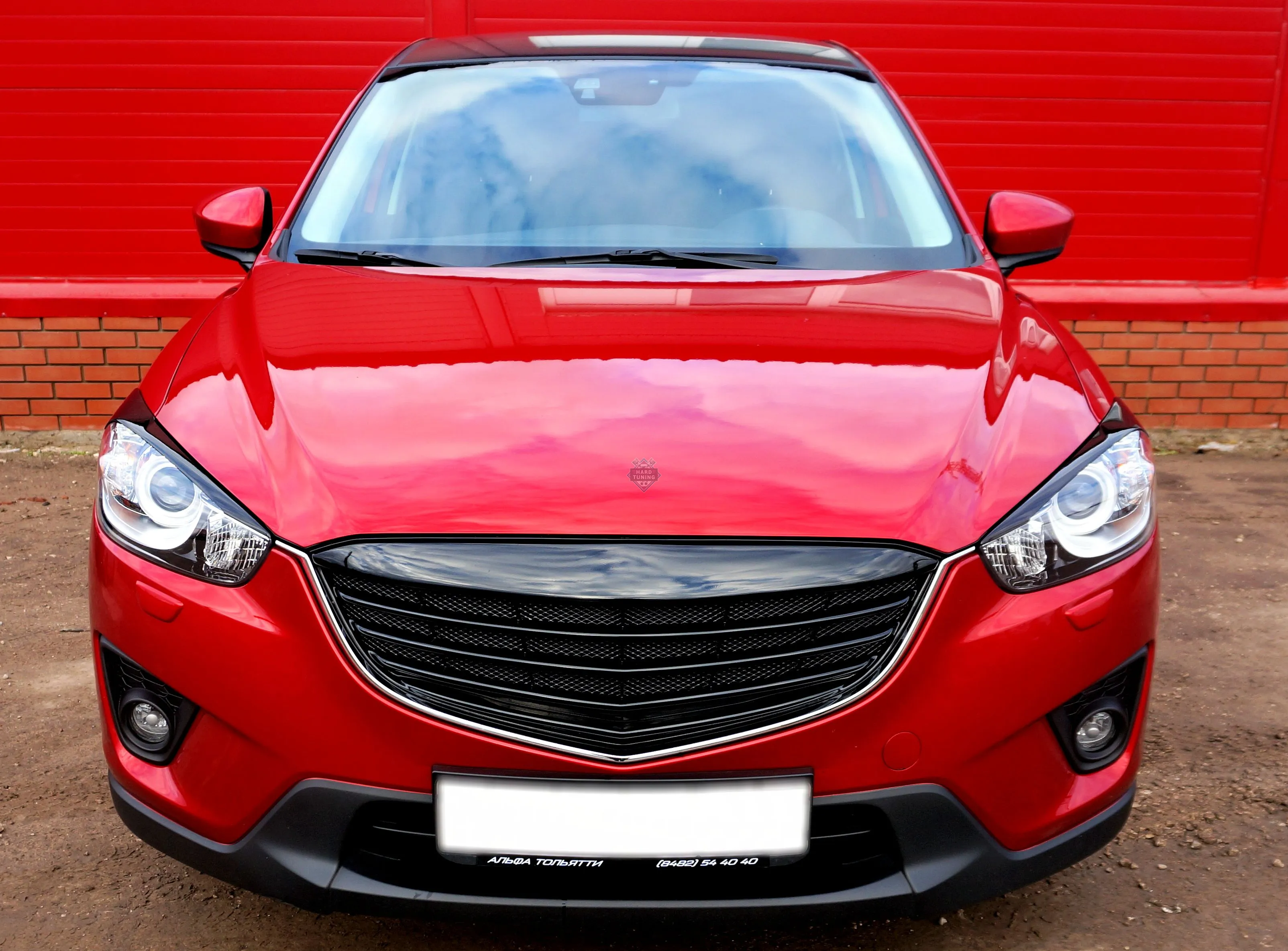 Накладки на фары узкие Mazda CX-5 2011-2015