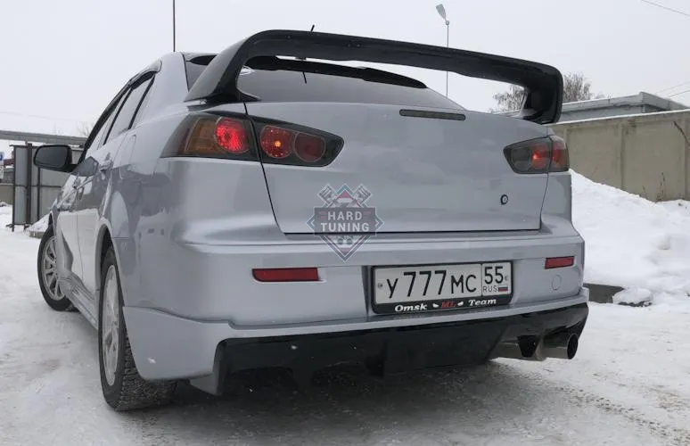 Накладка на задний бампер ACCOLADE Mitsubishi Lancer 10 (2007-2011)