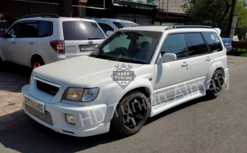 Расширение +50 мм на крылья и STI2m бампера Subaru Forester SF