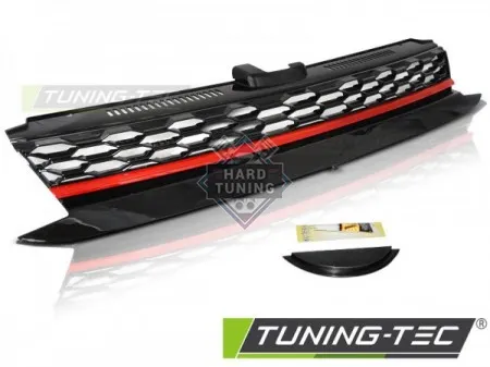 Решетка радиатора VW GOLF 7 2017- GRILLE SPORT RED fits черная