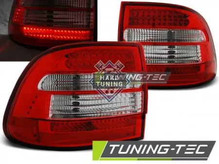 Задние фонари Porsche Cayenne (2002-2006) LED красно-белые