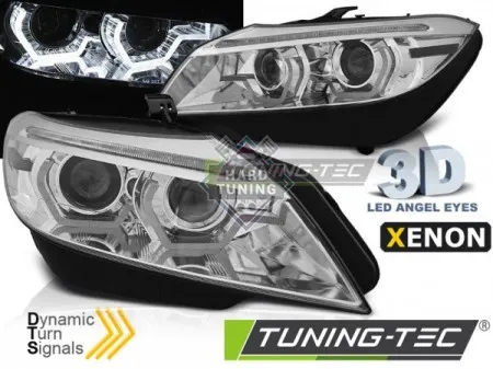 Передние фары BMW Z4 E89 (2009-2013) XENON HEADLIGHTS LED DRL SEQ fits хром