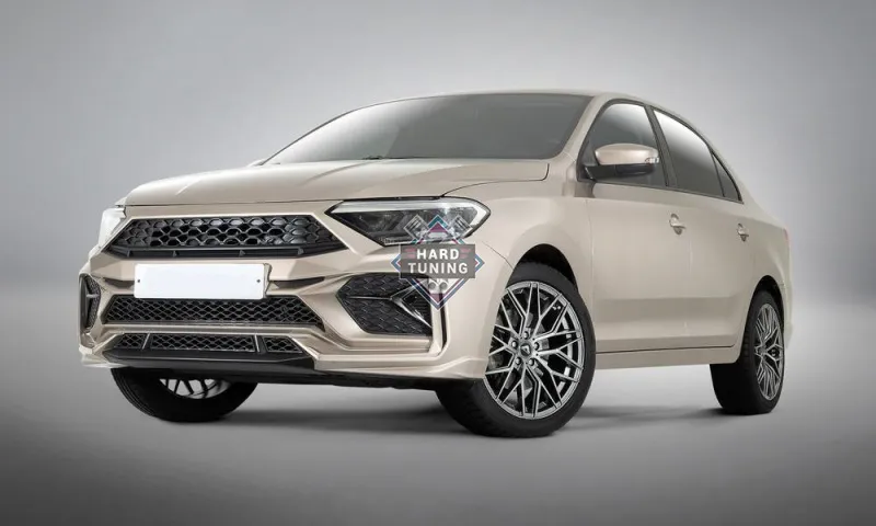 Передний бампер REBOOT Volkswagen Polo MK6 (под парктроники / без парктроников)