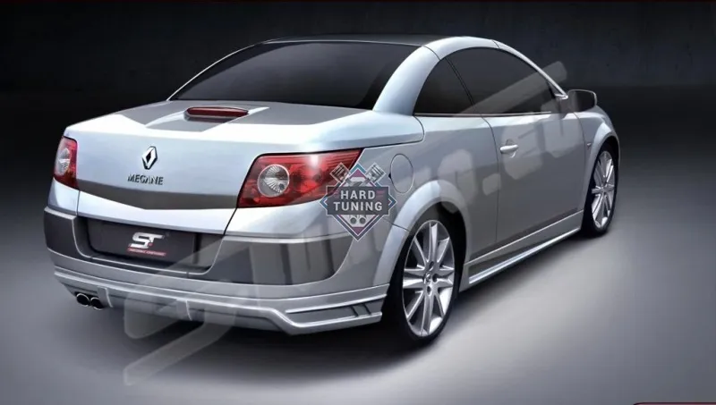 Накладка на задний бампер ST Renault Megane 2