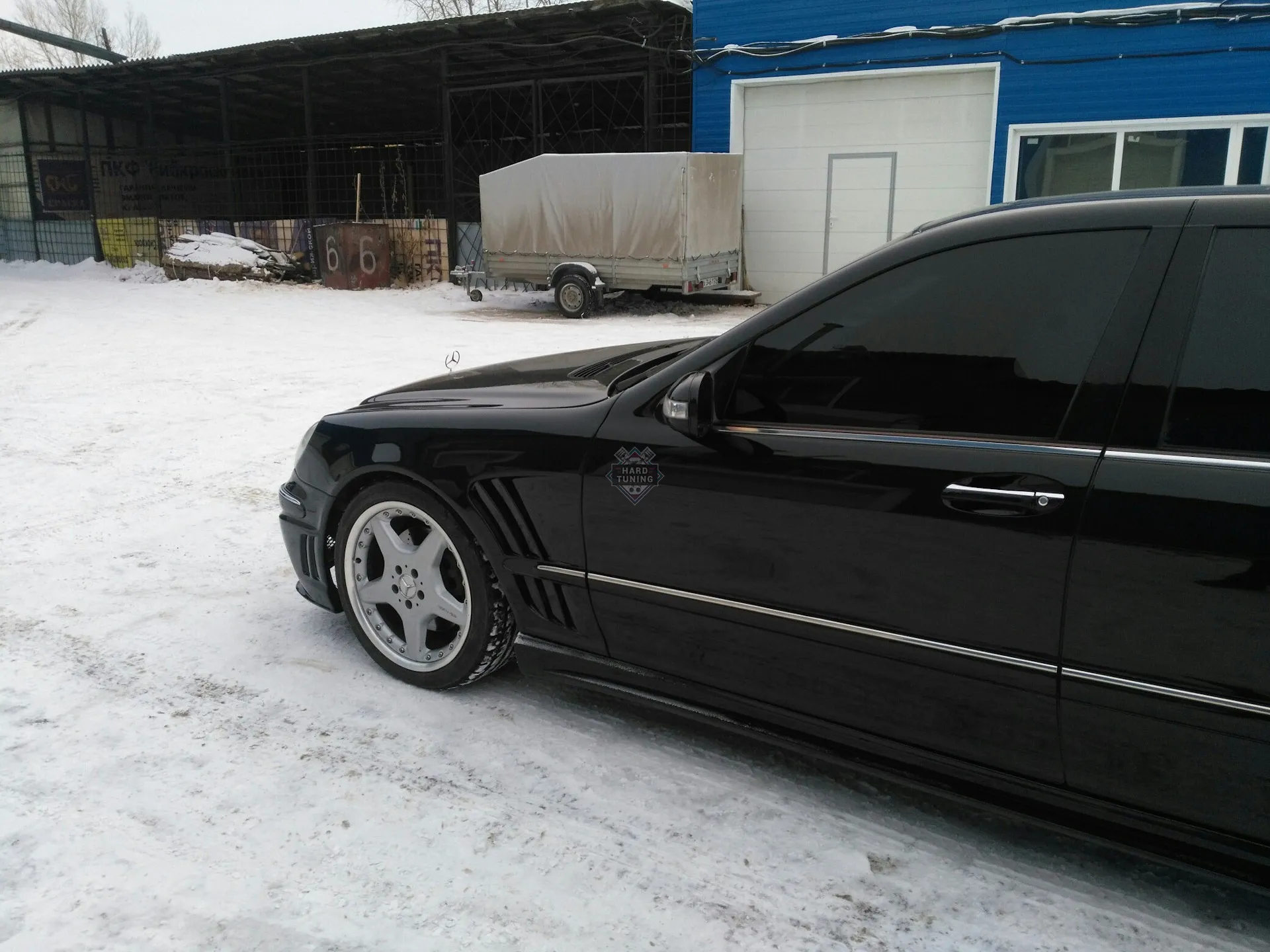 Крылья с жабрами WALD BLACK BISON Mercedes S-klasse (W220)