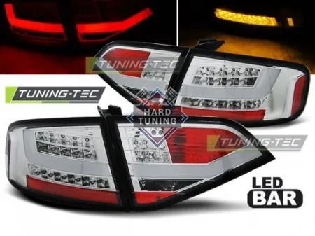 Задние фары AUDI A4 B8 (2008-2011) SEDAN LED TAIL LIGHTS fits хром