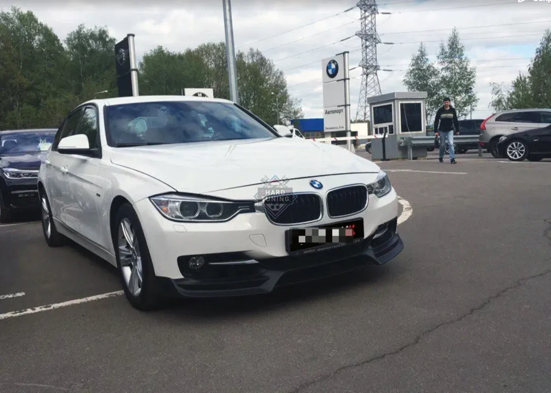 Сплиттер переднего бампера Sport, Luxury, SE BMW 3-series (F30) Дорестайлинг