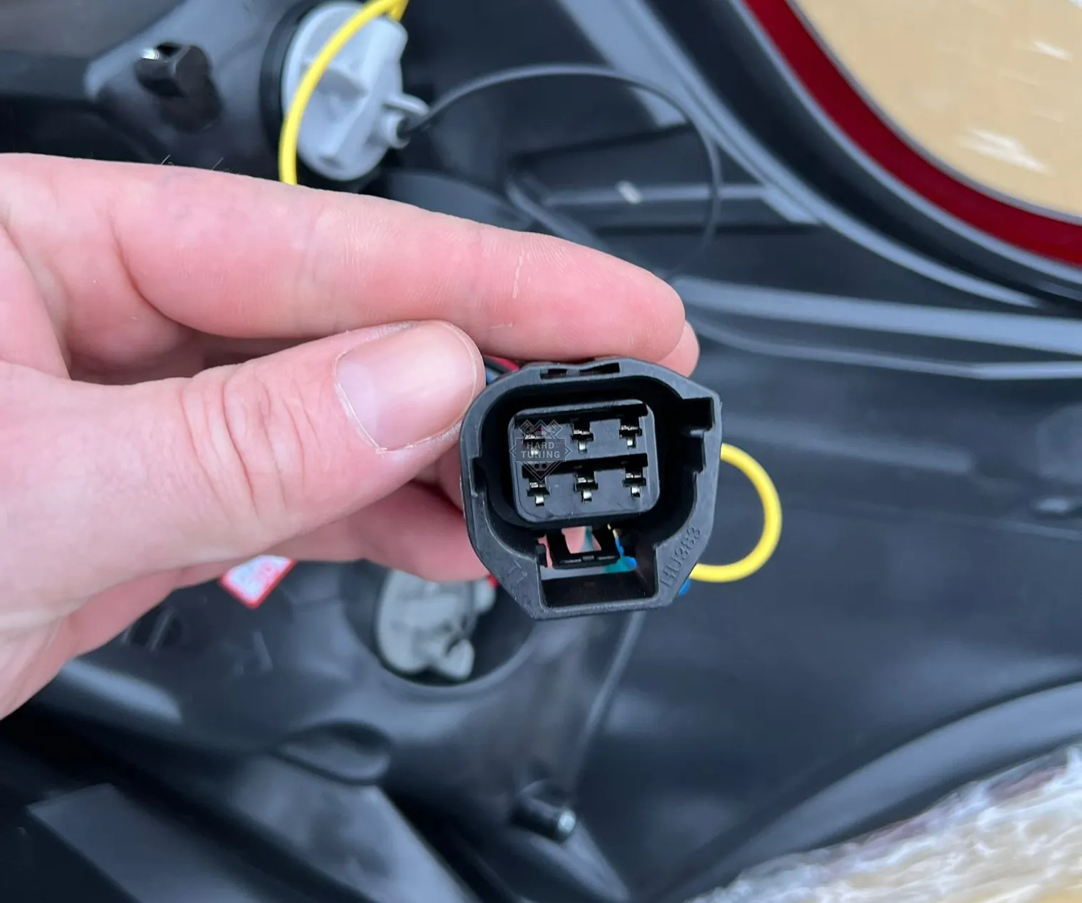 Задние фонари Ford Focus 3 (2011- 2014) Hatchback LED BAR красно-тонированные