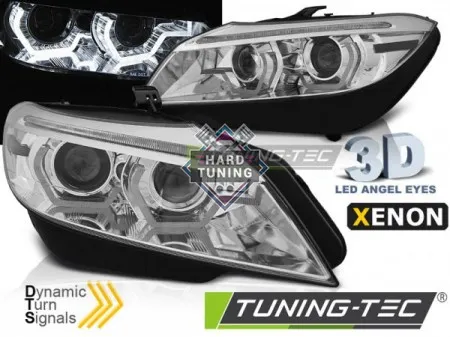 Передние фары BMW Z4 E89 (2009-2013) XENON HEADLIGHTS LED DRL SEQ fits хром
