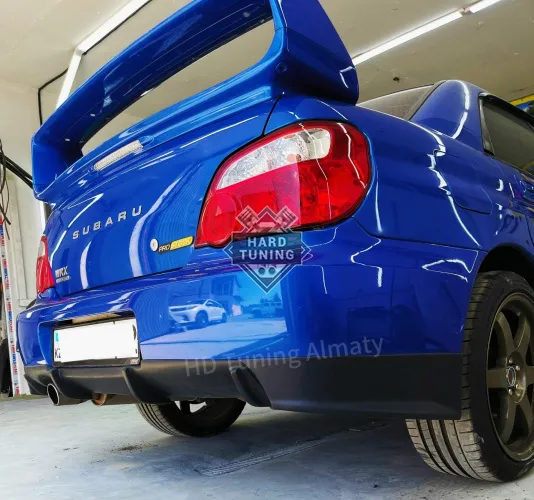 Клыки на задний бампер Subaru Impreza GDB Конь/Лиса