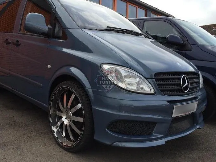 Передний бампер HT на Mercedes Vito/Viano (W639) дорестайл