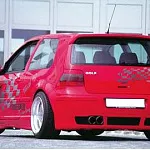 Накладка на задний бампер Rieger Volkswagen Golf 4