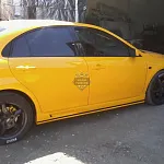 Накладки на пороги AutoExe Mazda 6 GG