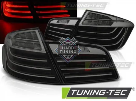 Задние фары BMW F10 (2010-2013) LED BAR TAIL LIGHTS LCI LOOK fits тонированные черные