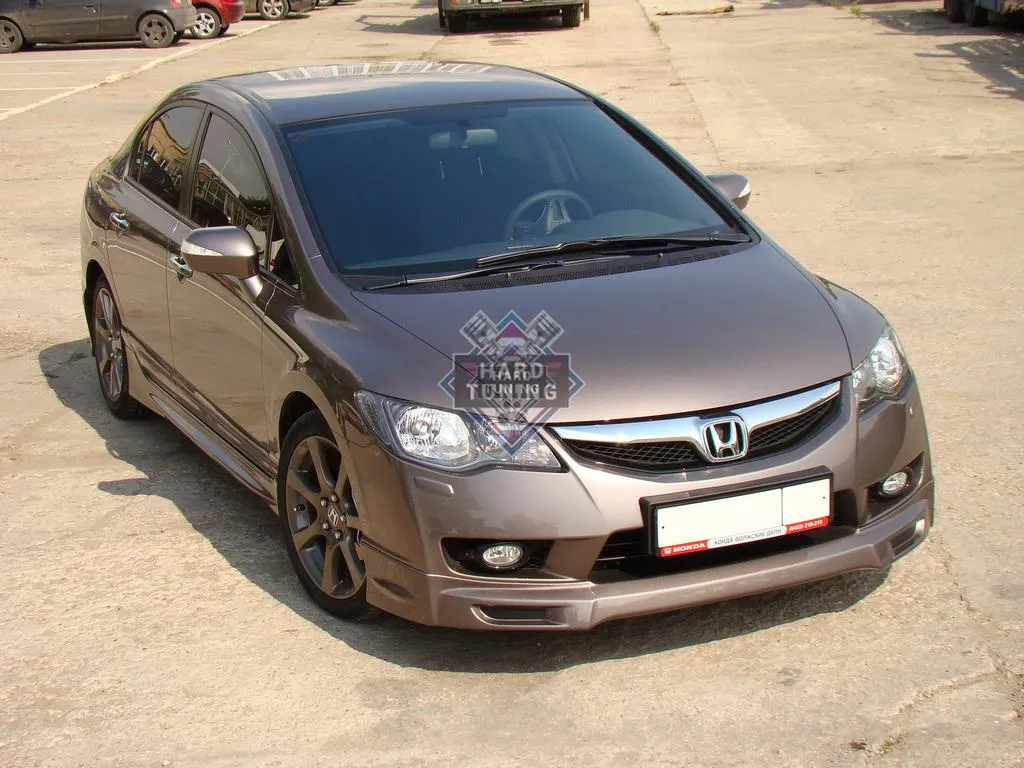 Обвес MUGEN Honda Civic 8 4D ABS пластик рестайлинг