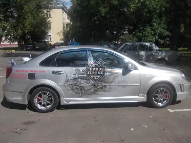 Накладки на пороги Chevrolet Lacetti седан/хетчбек