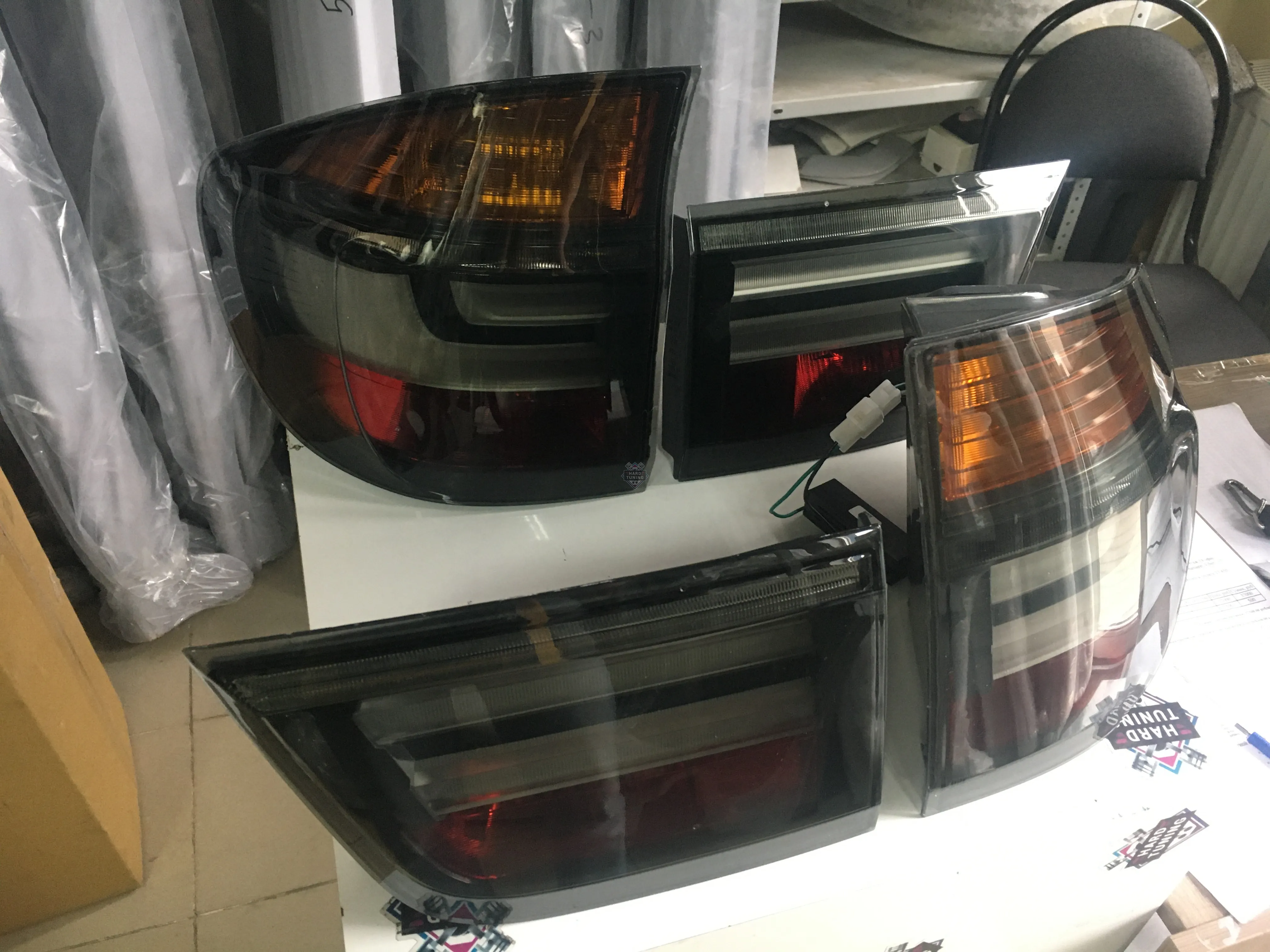 Задние фонари BMW X5 E70 (2007-2010) LED тонированные