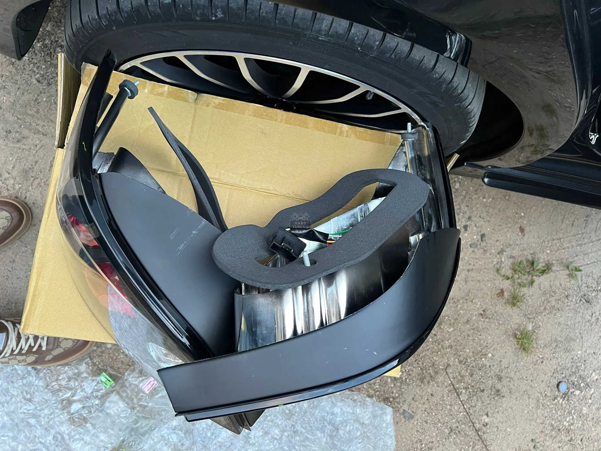 Задние фонари Peugeot 307 04.01-07 черные