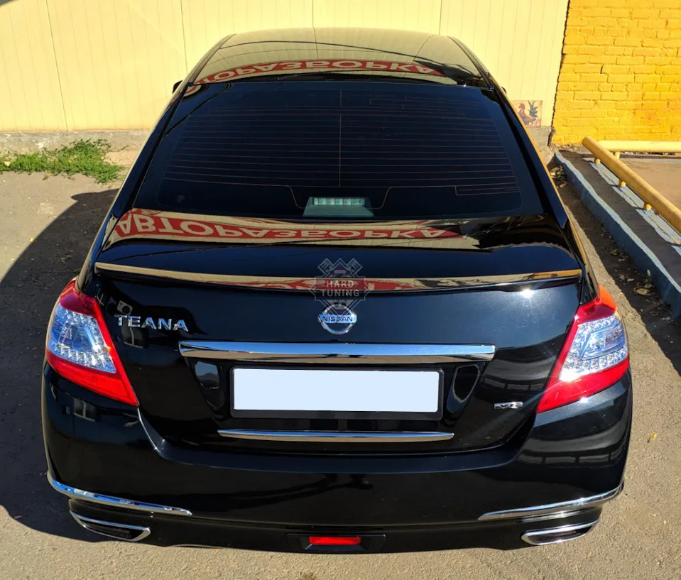 Спойлер лип с клыками Nissan Teana 2 J32