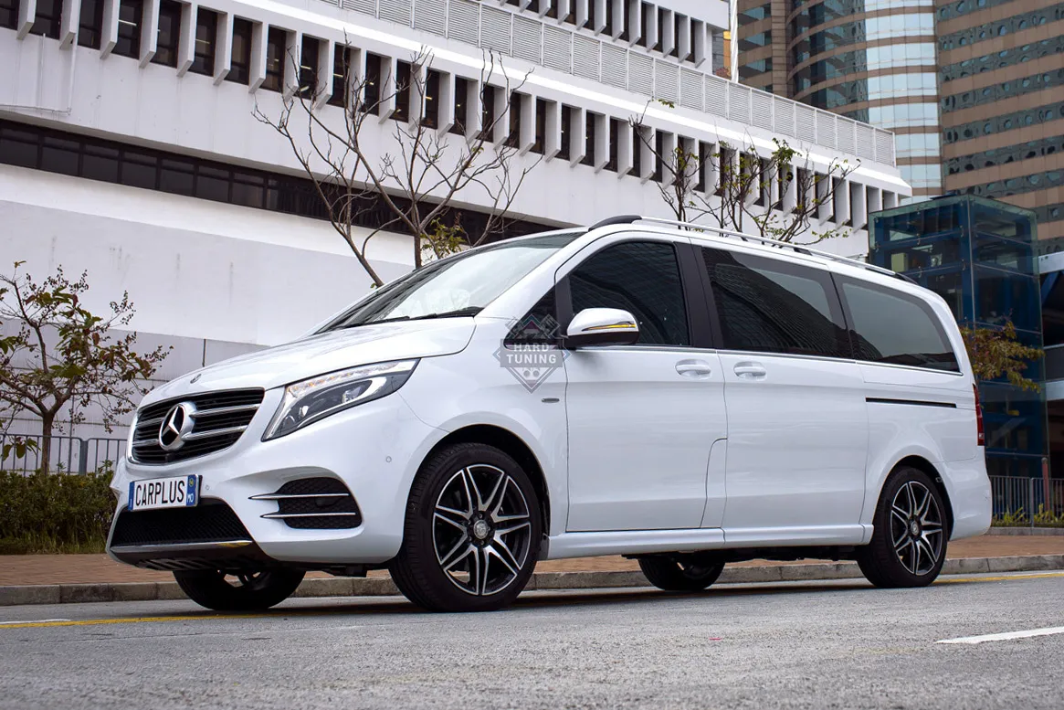 Накладки на пороги AMG Mercedes Vito W447 (под 1 и под 2 сдвижки)