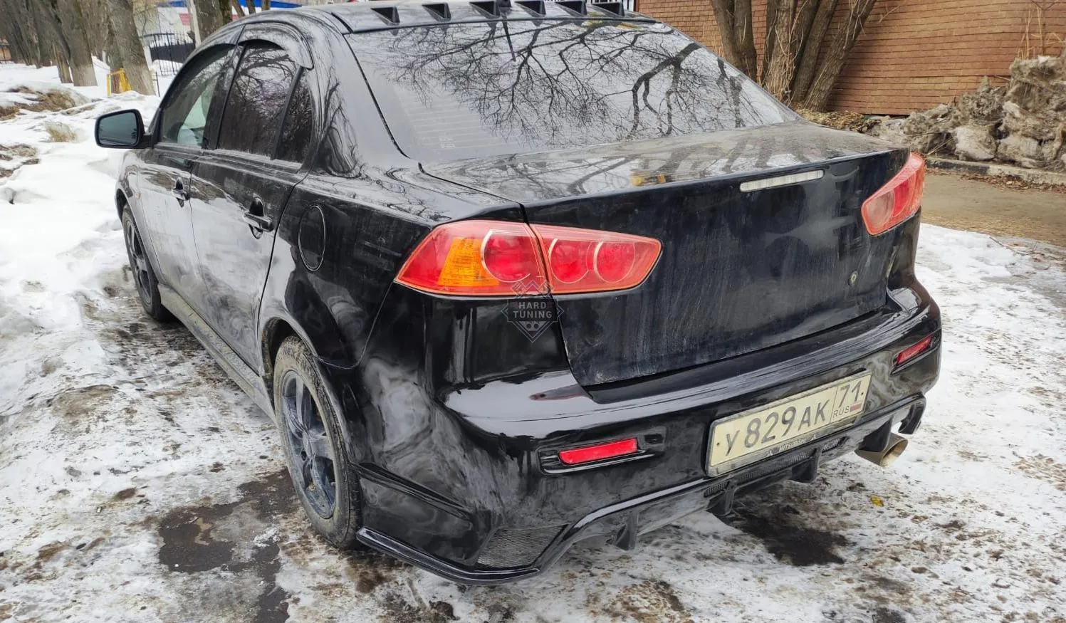 Задний бампер INGS+1 N-SPEC Mitsubishi Lancer 10 (2007-2016)