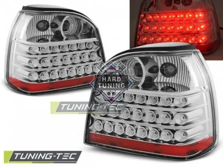 Задние фонари VW GOLF 3 (1991-1997) LED TAIL LIGHTS fits хром