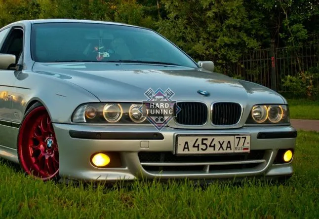 Передний бампер M Style BMW E39 с планкой