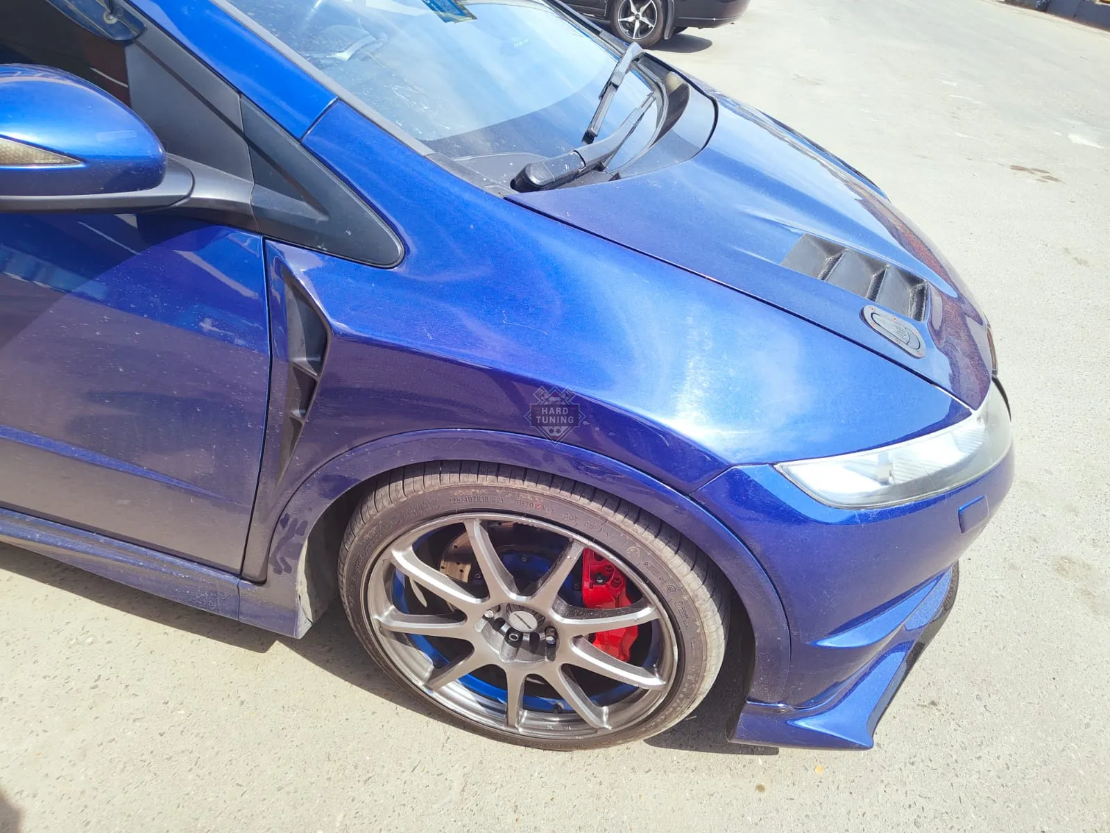 Крылья с жабрами MUGEN Honda Civic 8 5D FN2