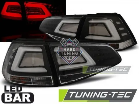 Задние фонари VW GOLF 7 (2012-2017) LED BAR TAIL LIGHTS fits черные