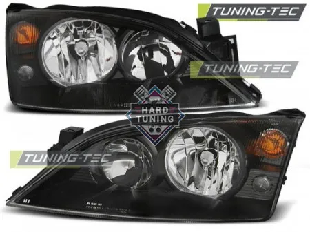 Передние фары Ford Mondeo 3 (2000-2007) черные