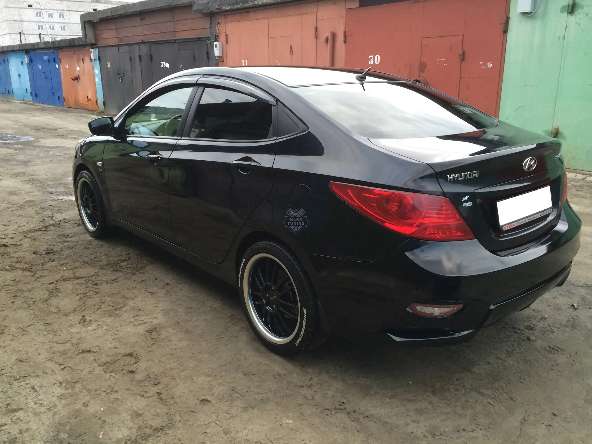 Обвес LEXUS STYLE Hyundai Solaris 1 (2010-2014) АБС пластик
