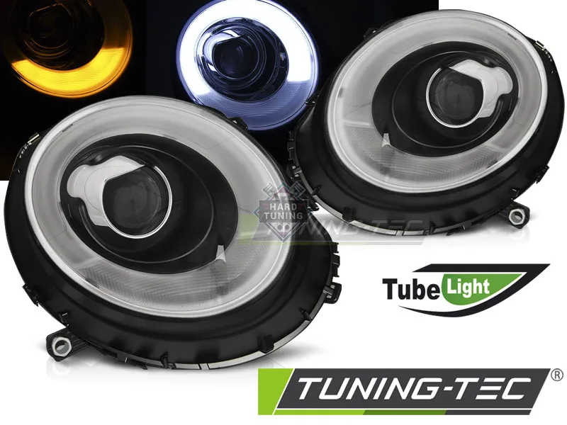 Передние фары BMW MINI (COOPER) (2006-2014) HEADLIGHTS TUBE LIGHTL fits черные