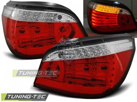 Задние фары BMW E60 (2003-2007) LED TAIL LIGHTS fits красно-белые